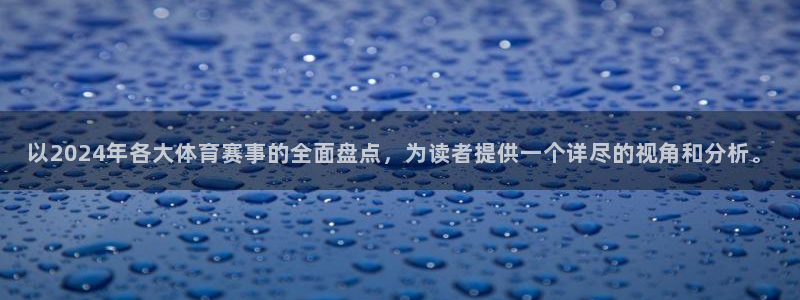 以2024年各大体育赛事的全面盘点，为读者提供一个详尽的视角和分析。