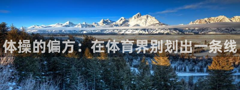体操的偏方：在体育界别划出一条线